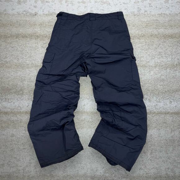 Polar Edge Silver Series Snow Pants Mens XL Jet Black Baggy Wide Leg Insulated - Picture 1 of 3